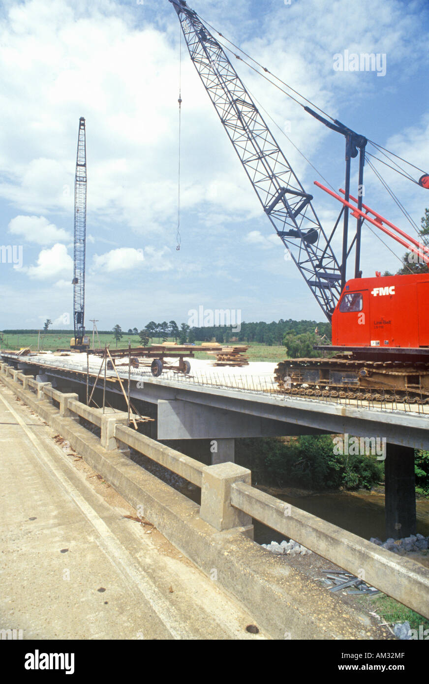 La ricostruzione di strade e ponti in Florida Foto Stock