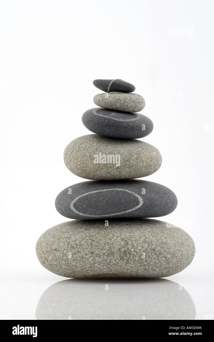 La piramide di pietra, studio Foto Stock