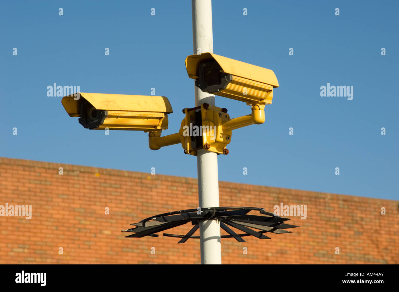 Telecamere di sicurezza Foto Stock