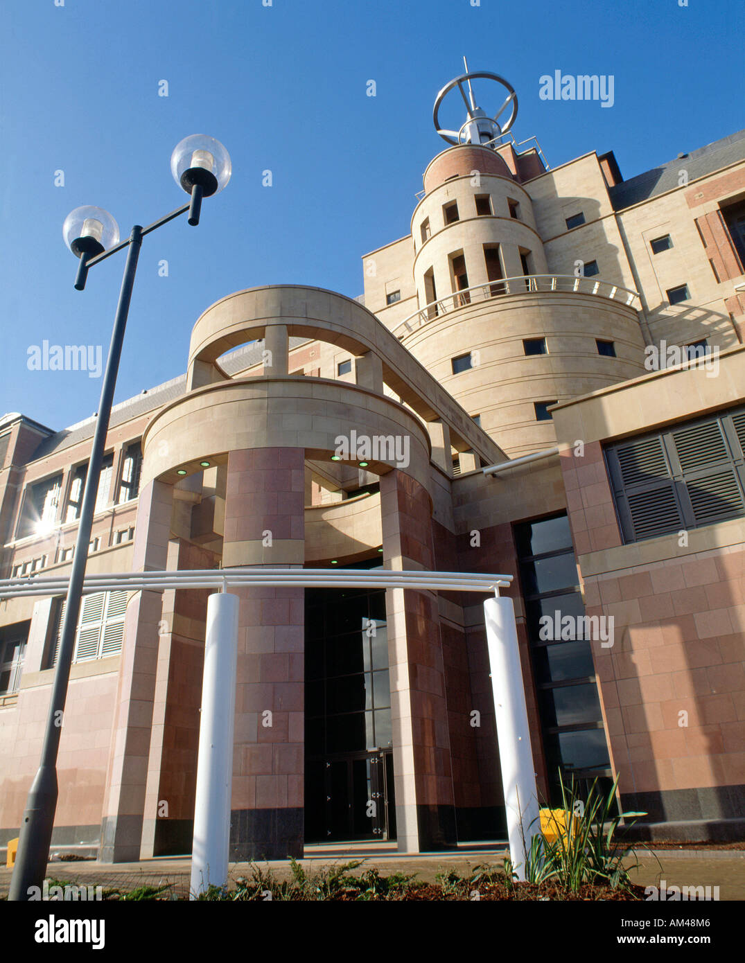 Ingresso alla Casa di cava, Leeds, West Yorkshire.edificio governativo. Foto Stock