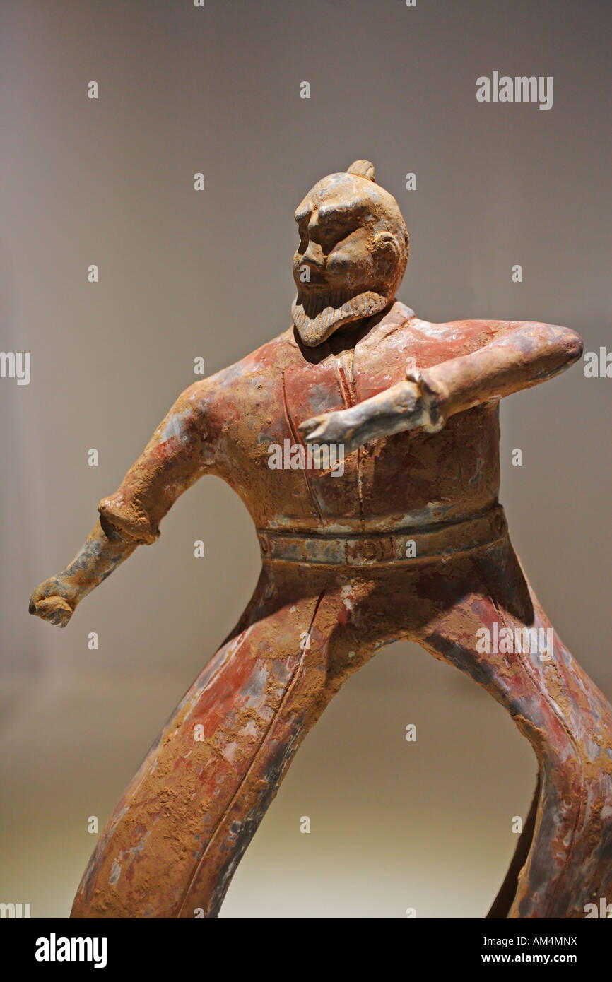 La sepoltura statuetta di un funzionario occidentale, Museo Missionario Etnologico, Musei Vaticani, Italia Foto Stock