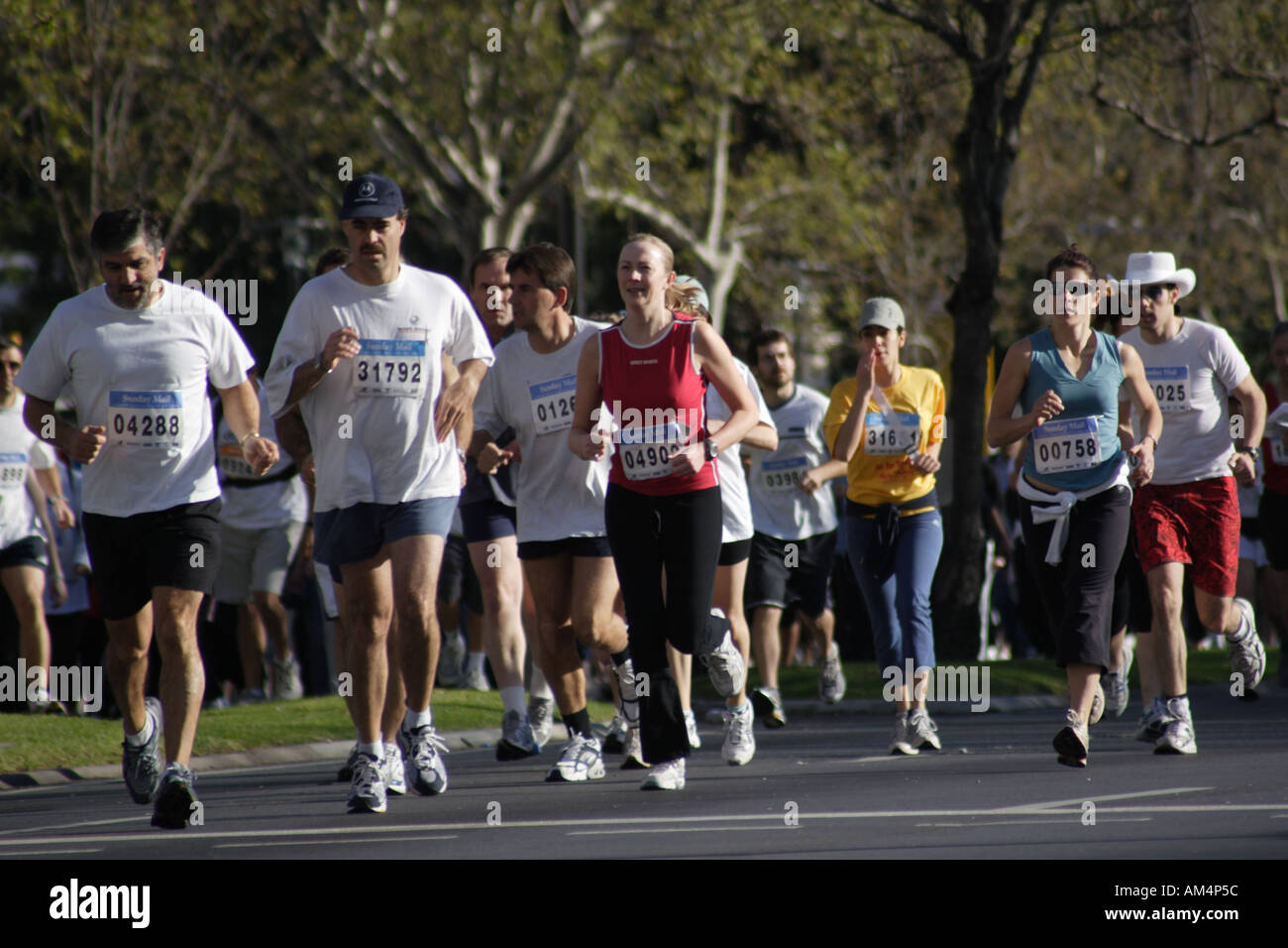 Per gli amanti del jogging l'impostazione off su fun run Foto Stock