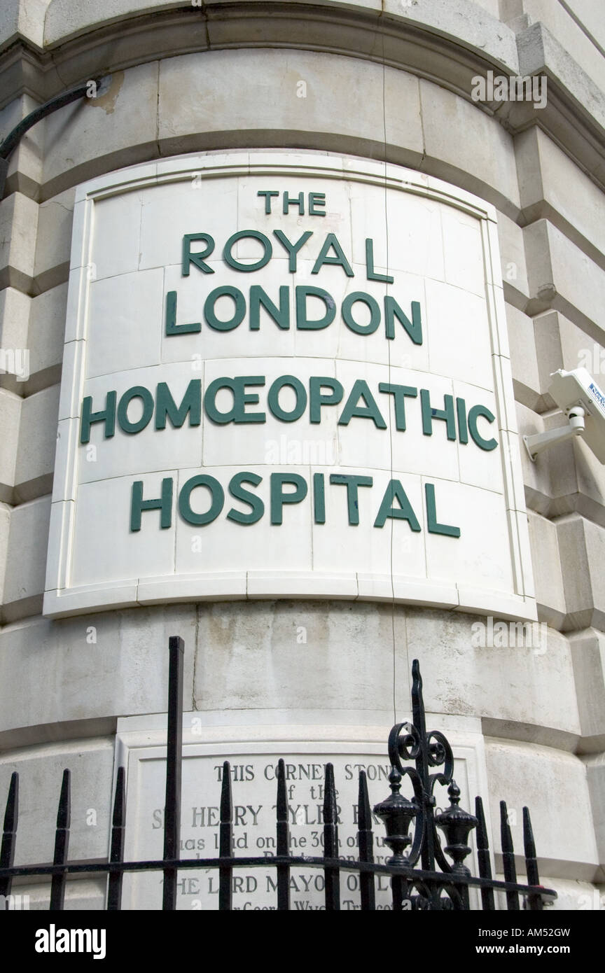 Il Royal London Homoeopathic Hospital ora Royal Hospital di Londra per la medicina integrata Great Ormond Street, England, Regno Unito Foto Stock