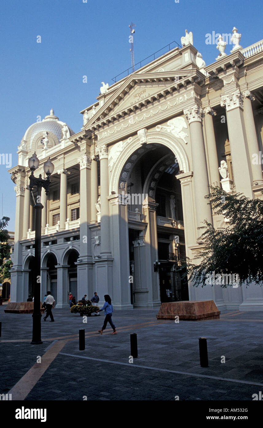 Lo stile neoclassico Palacio Municipal o dal Municipio di Guayaquil, Ecuador Foto Stock