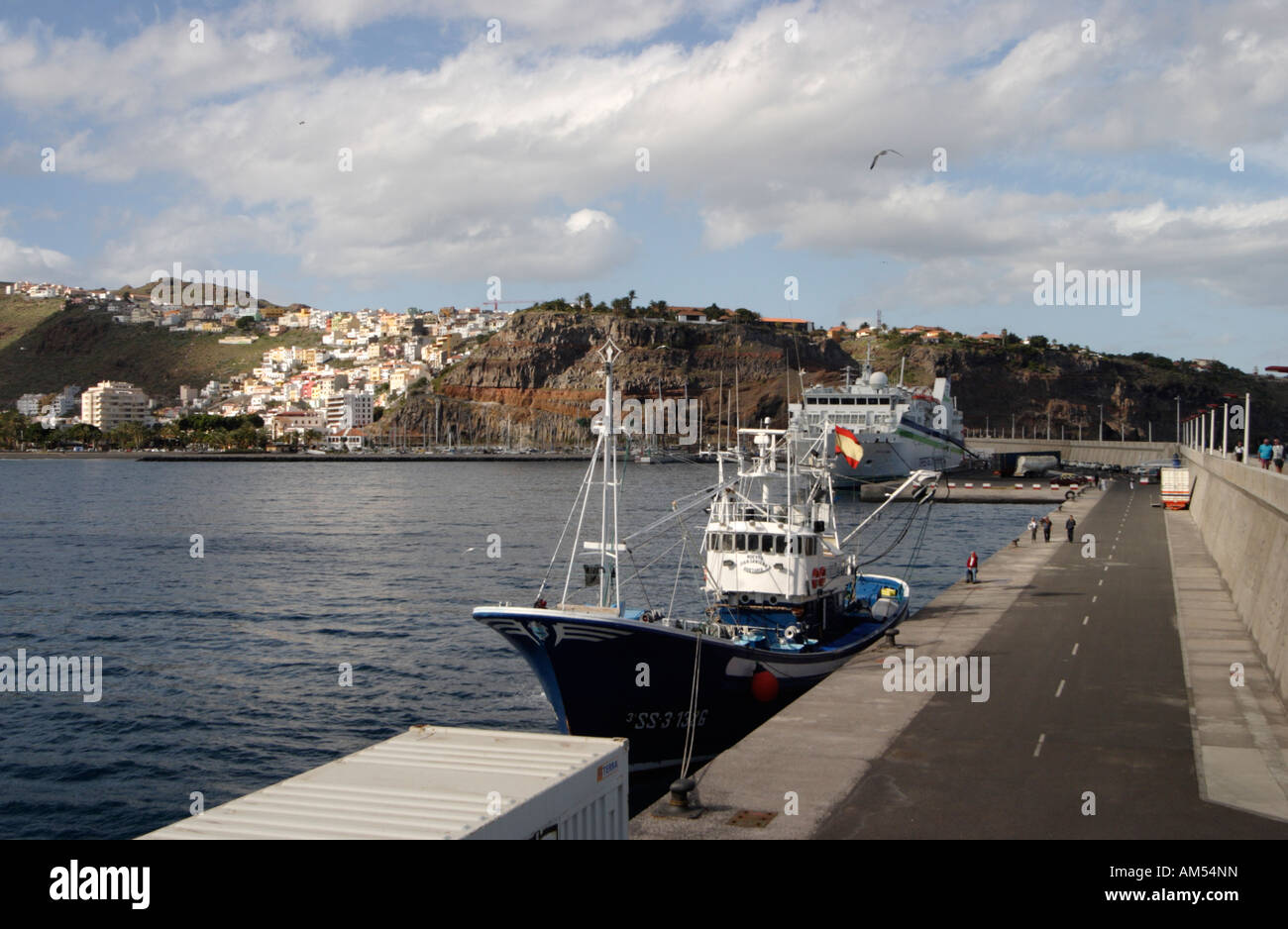 San Sebastian de la Gomera il capitale di La Gomera Foto Stock