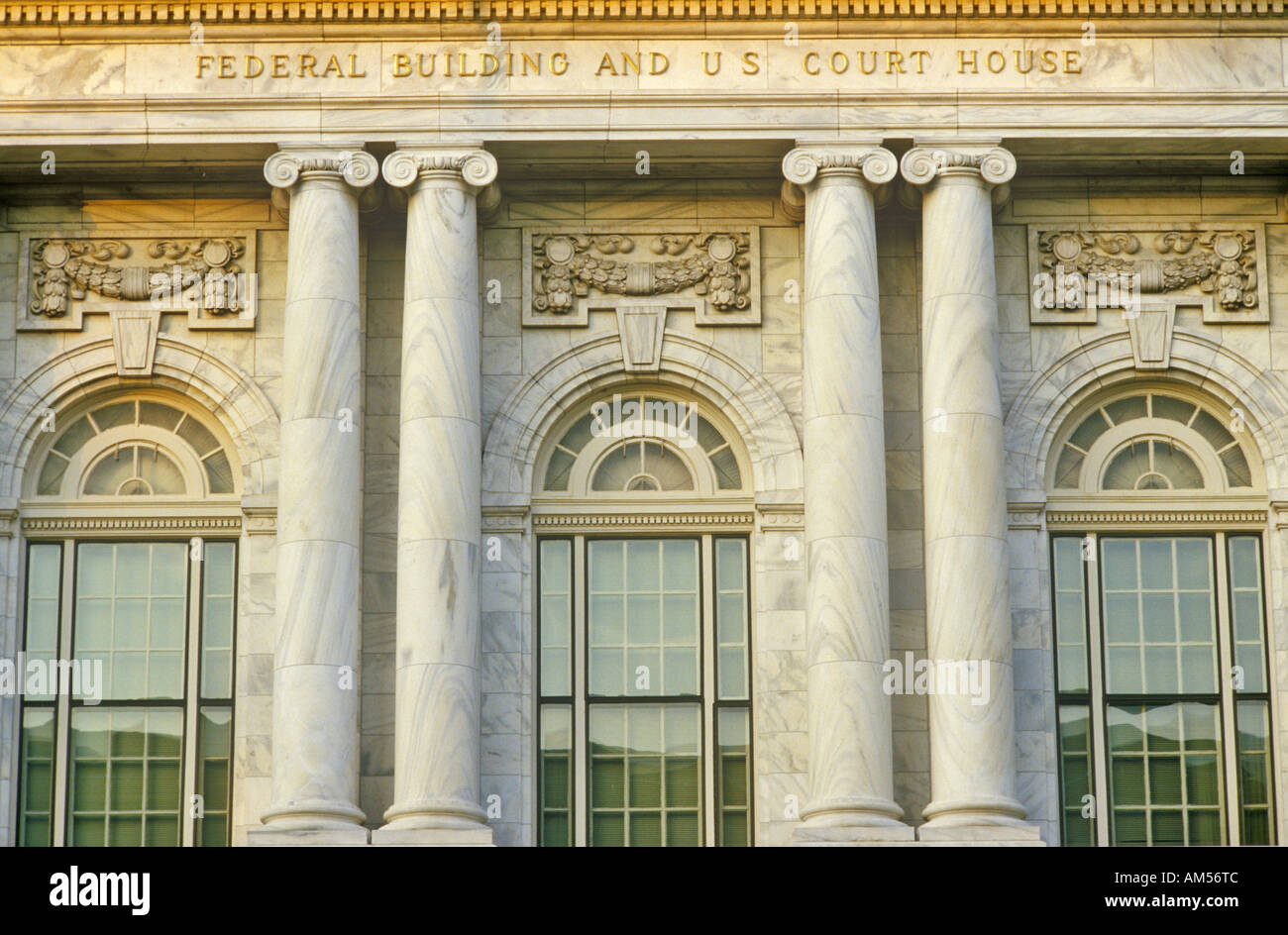 Edificio Federale e U S Court House of Macon Georgia Foto Stock