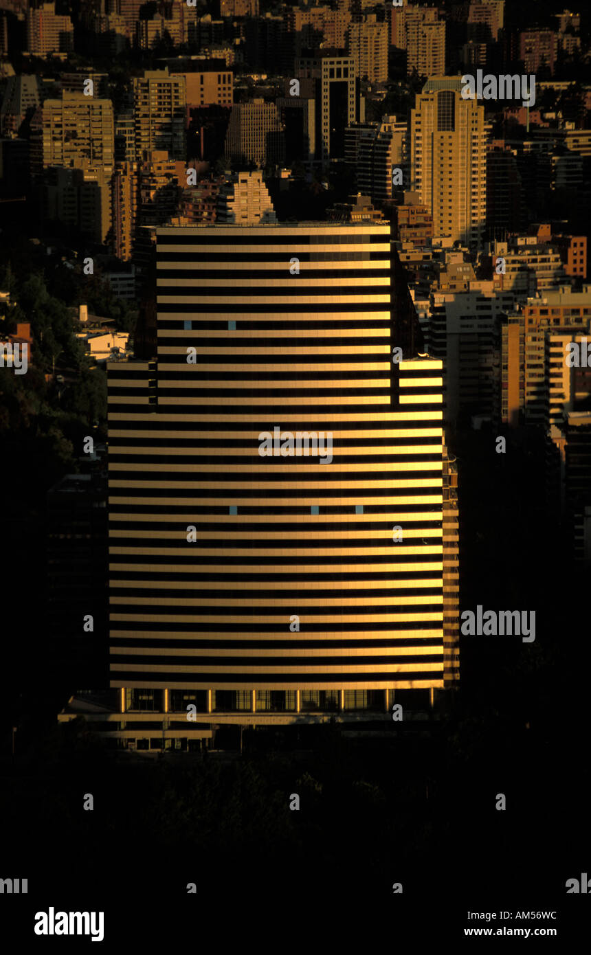 Santiago un moderno edificio per uffici Foto Stock