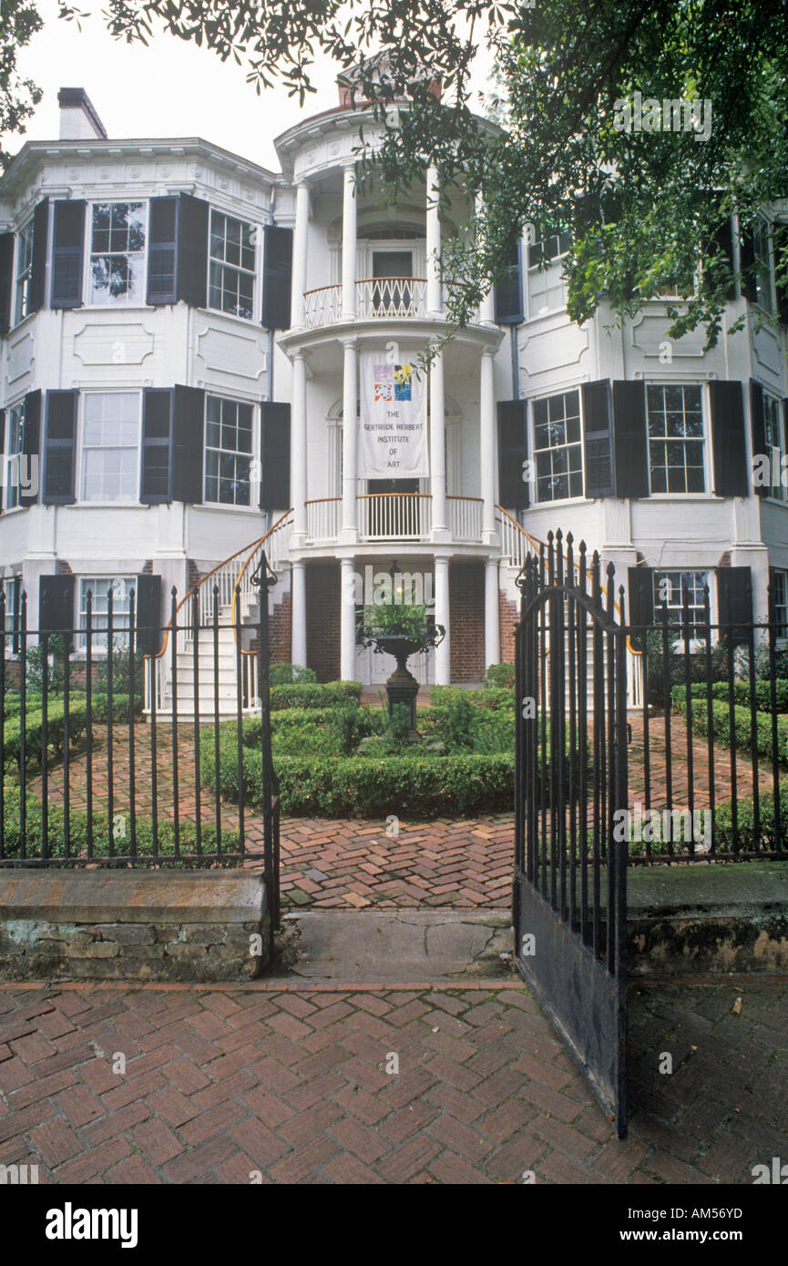 Nicholas Ware Mansion Augusta in Georgia Foto Stock