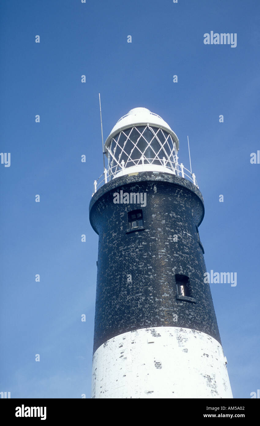 Spurn Spurn Lighthouse Point East Yorkshire costruito 1895 Foto Stock