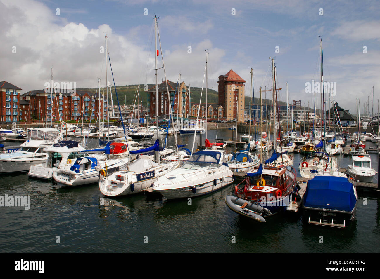 MARINA DI SWANSEA west glamorgan South Wales UK Foto Stock