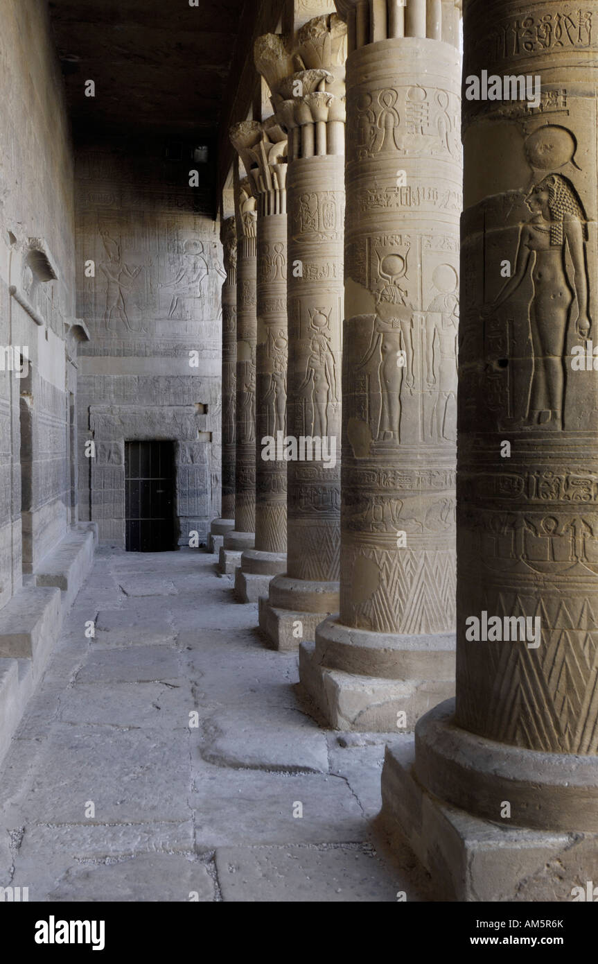 Il Tempio di Philae Egitto Nord Africa Foto Stock