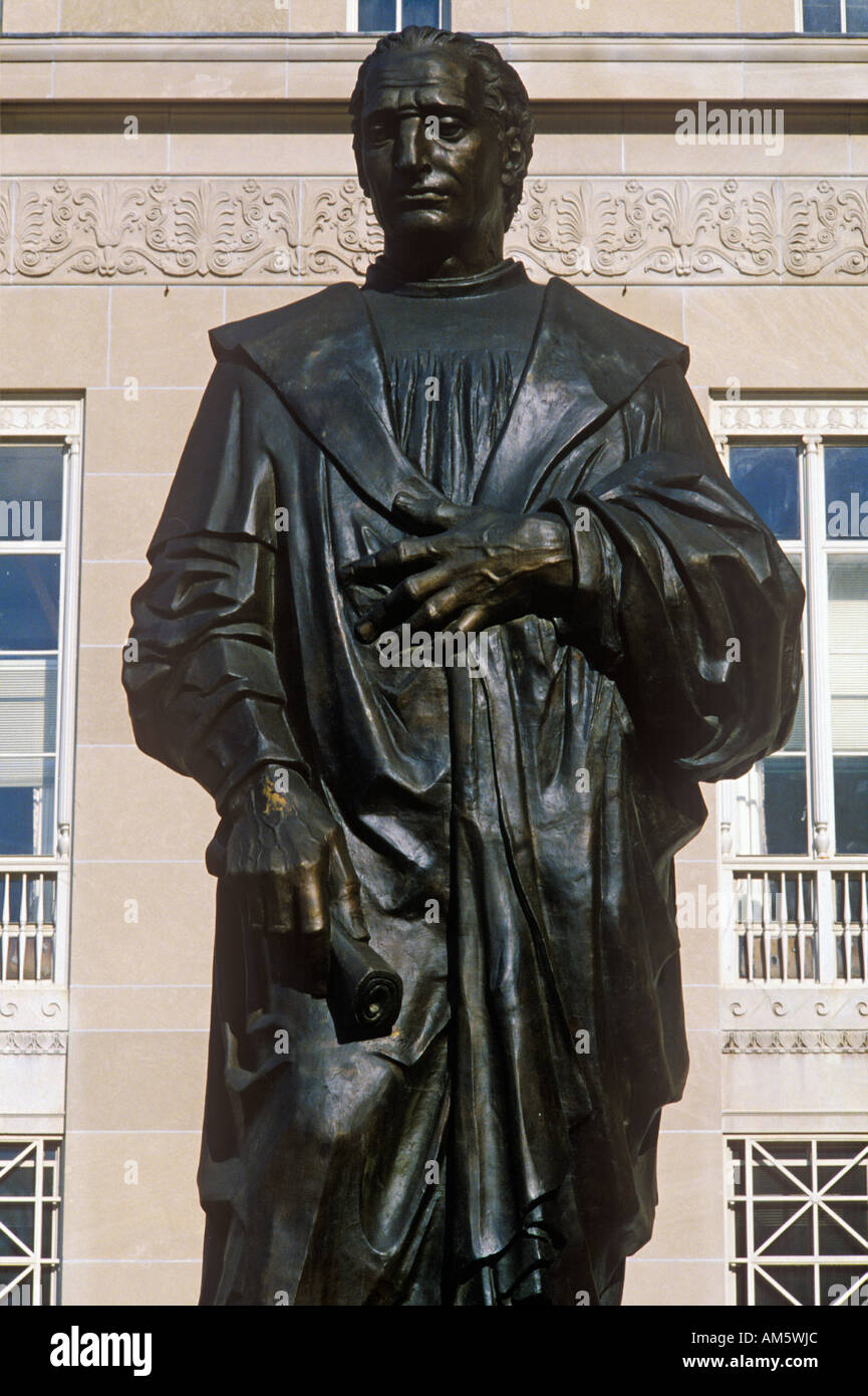 Statua di Cristoforo Colombo statua Columbus OH Foto Stock