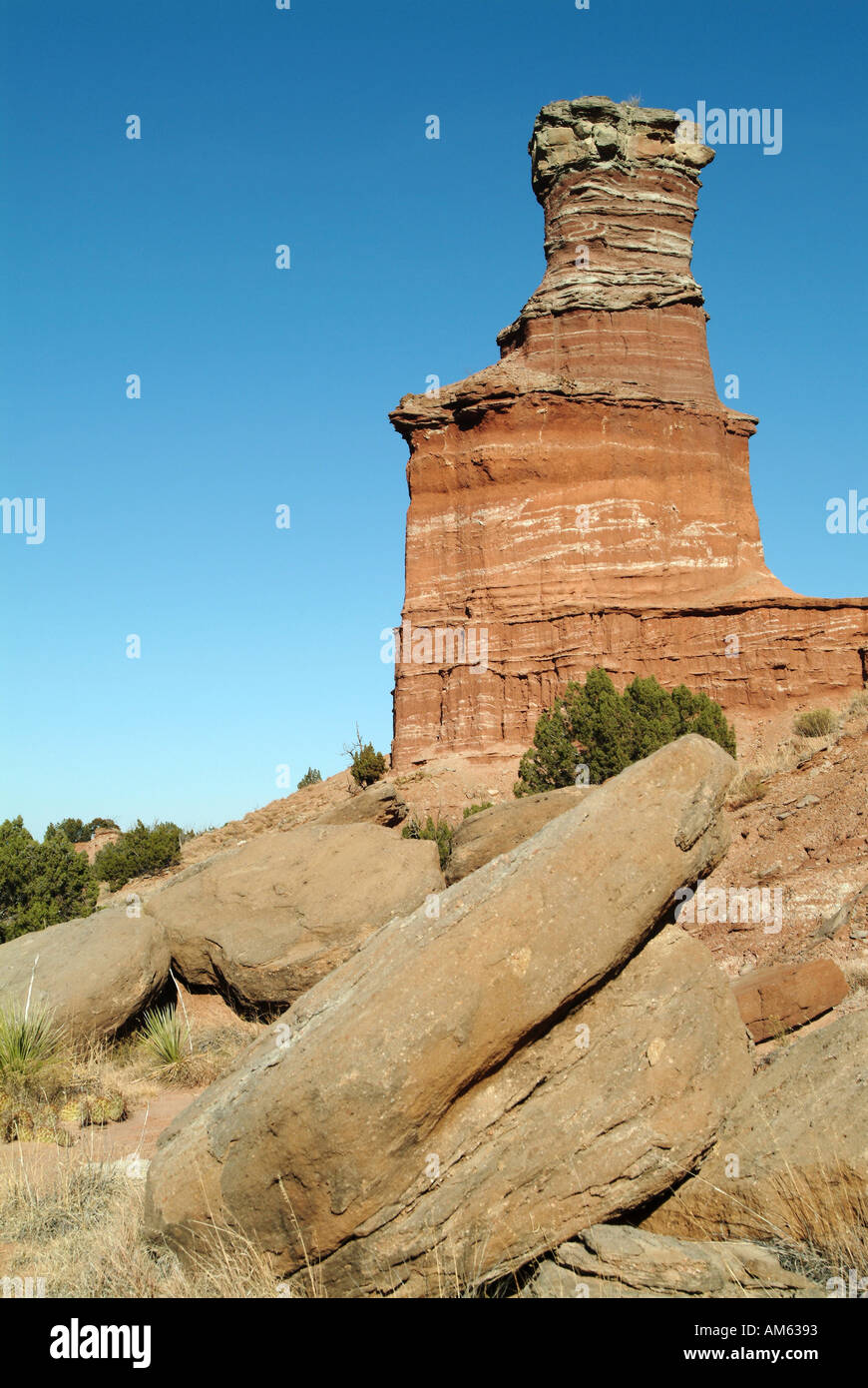 Il faro a Palo Duro Canyon, a nord di Texas STATI UNITI Foto Stock