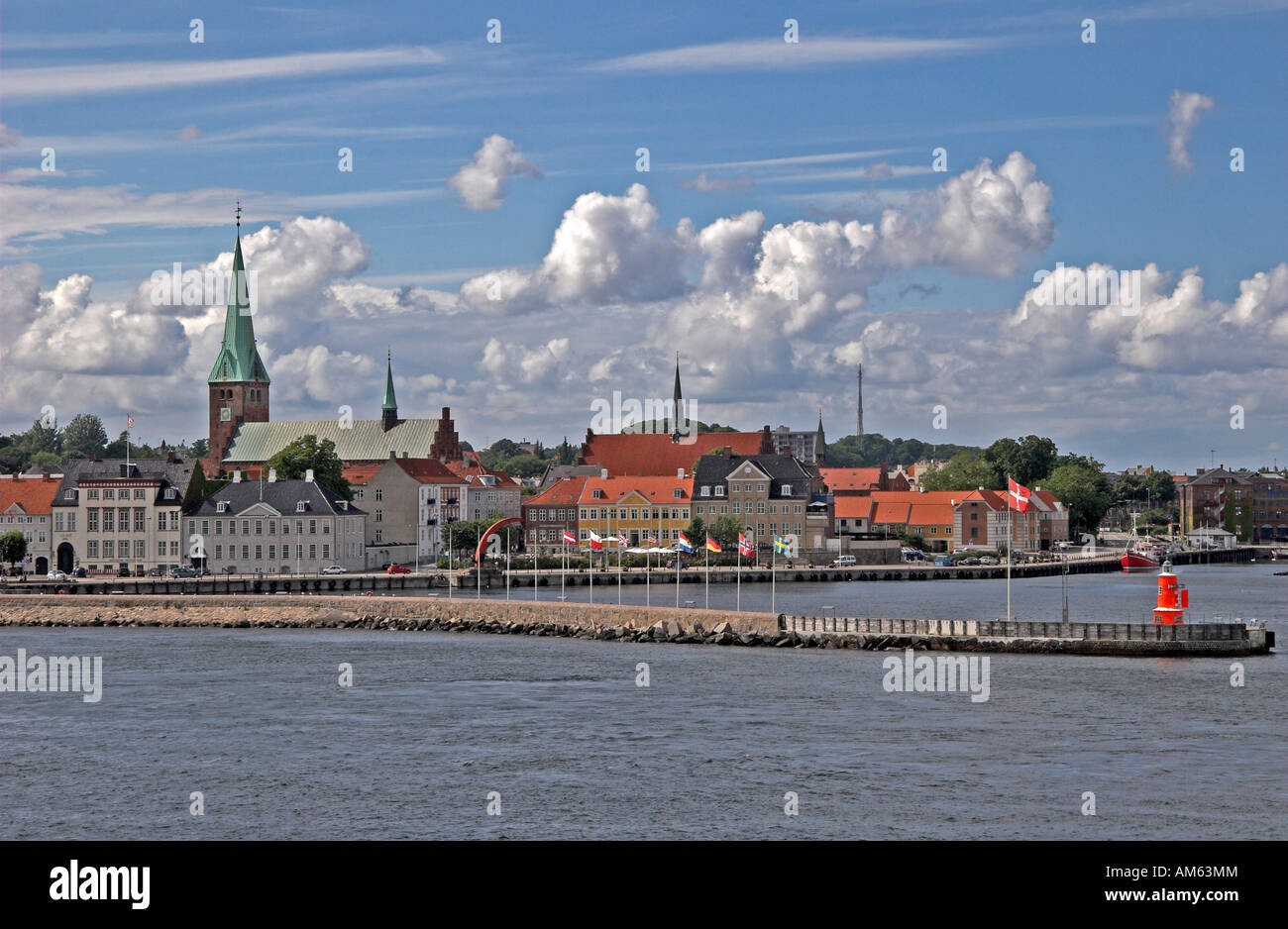 Porto di Helsingoer, Danimarca Foto Stock