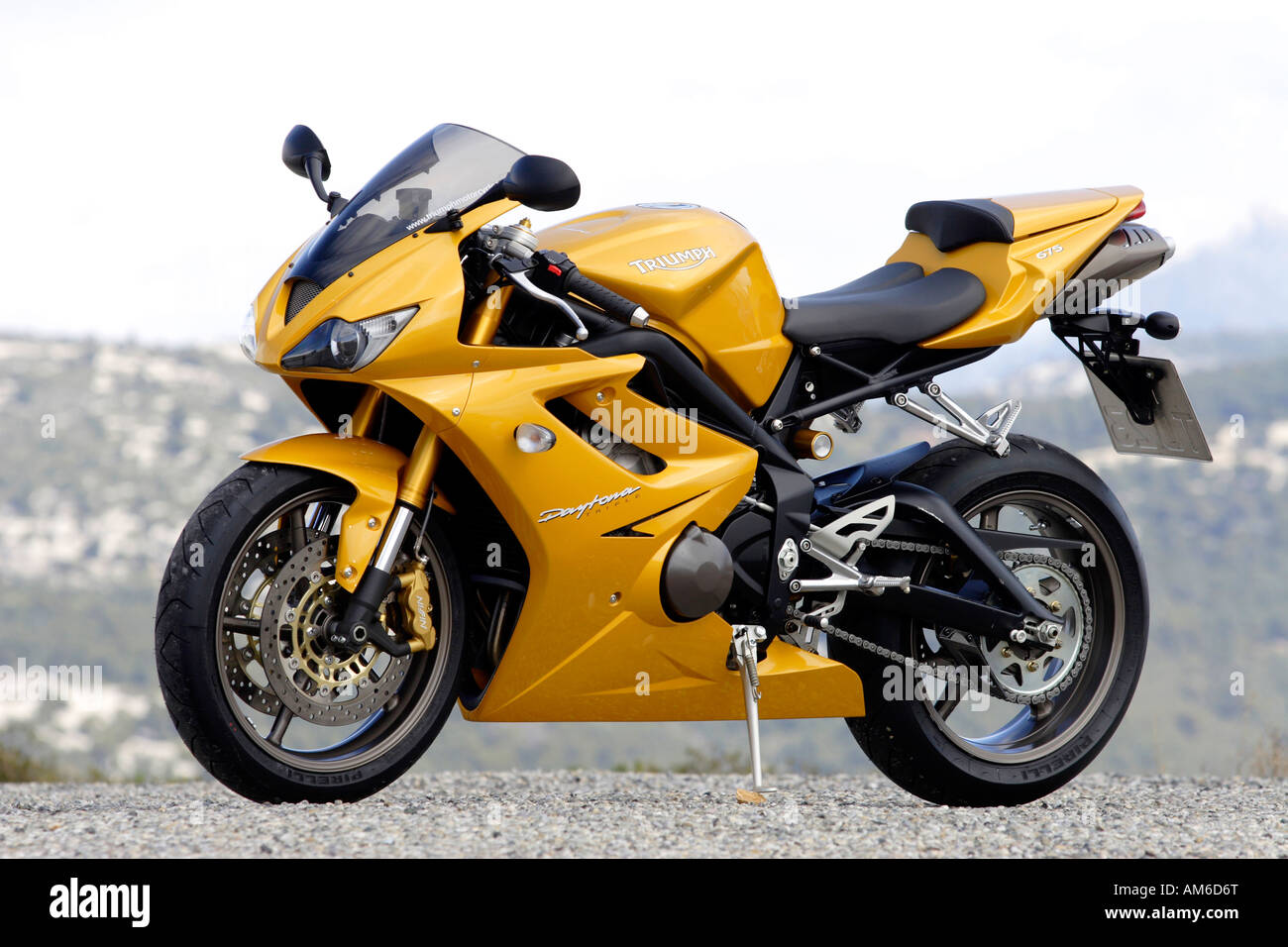 Triumph Daytona Triple 675 Foto Stock