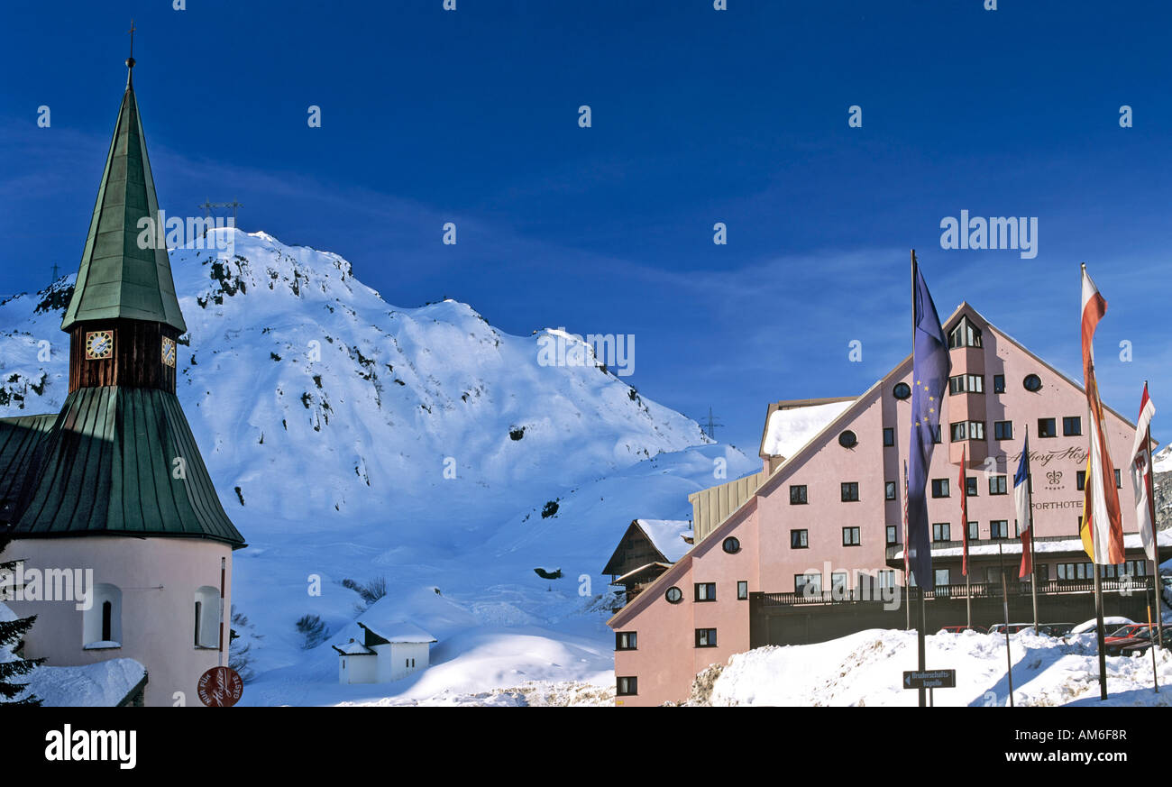 Arlberg Hospiz Sports-Hotel, St. Christoph sull'Arlberg, Tirolo, Austria Foto Stock