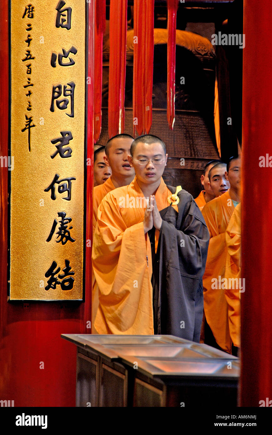 Il Tempio del Buddha di Giada Shanghai P R della Cina Foto Stock