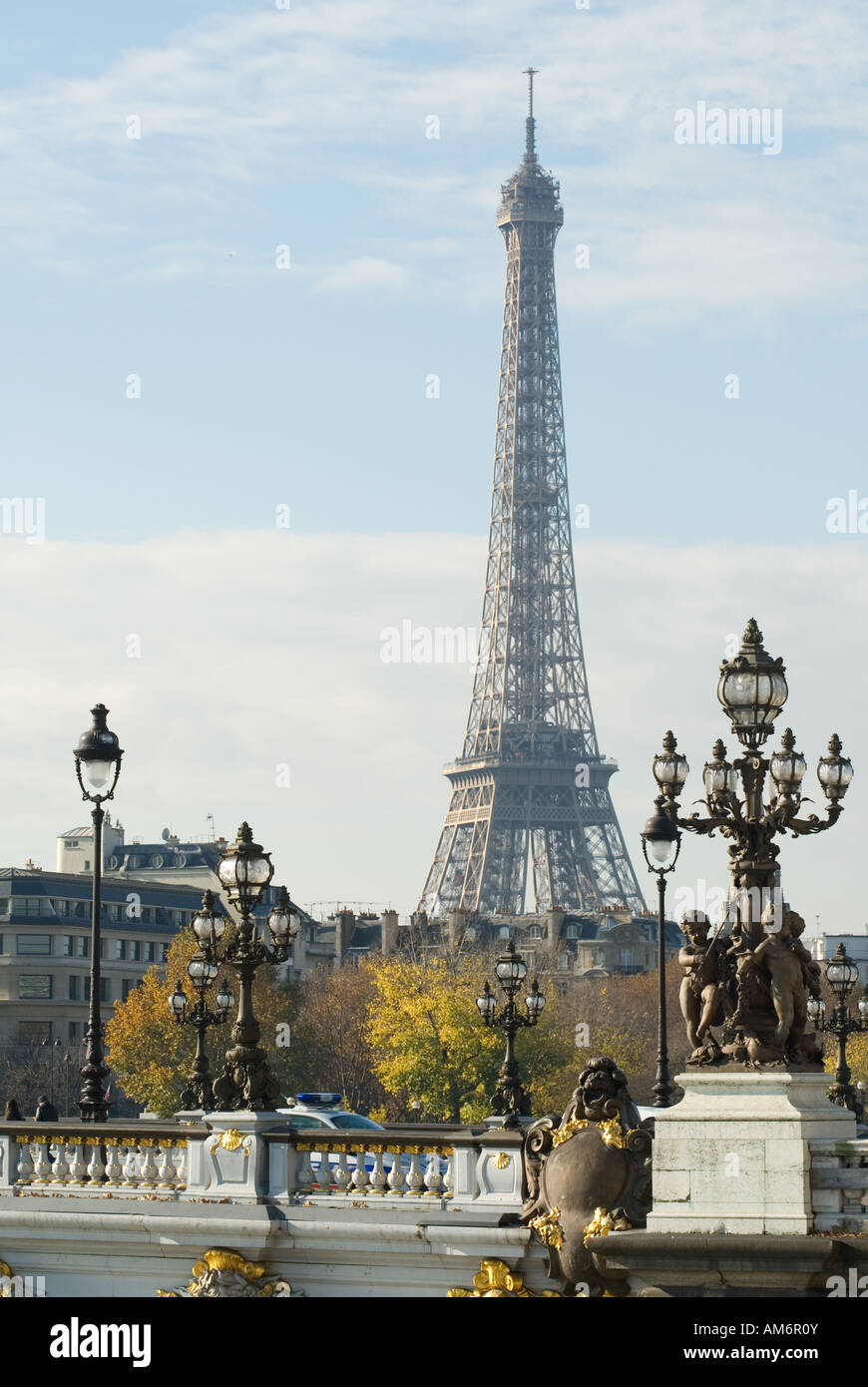 Torre Eiffel Parigi Francia Foto Stock