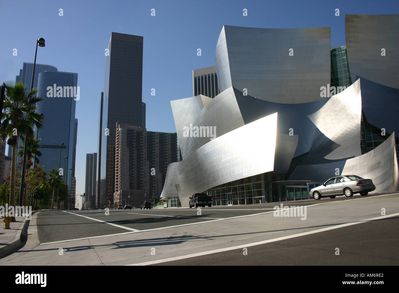 Walt Disney Concert Hall di Los Angeles al Centro Musicale di Los Angeles in California Foto Stock