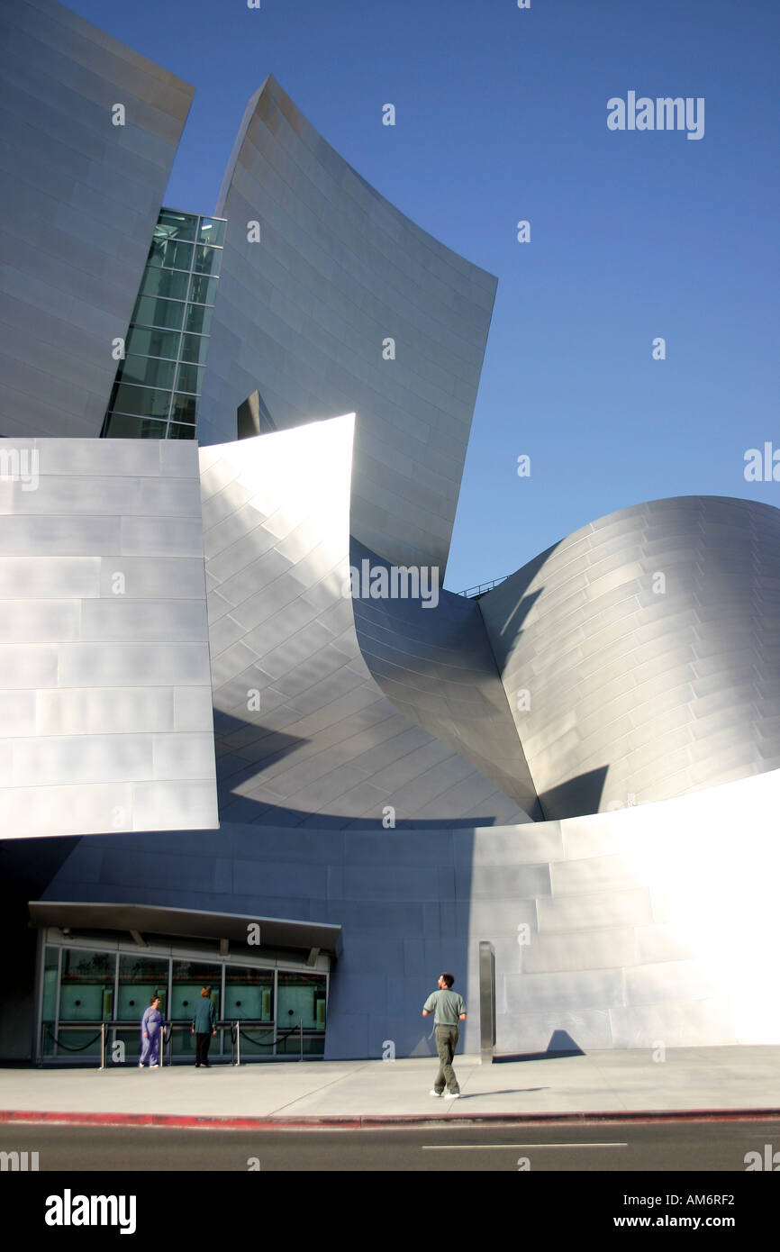 Walt Disney Concert Hall di Los Angeles al Centro Musicale di Los Angeles in California Foto Stock