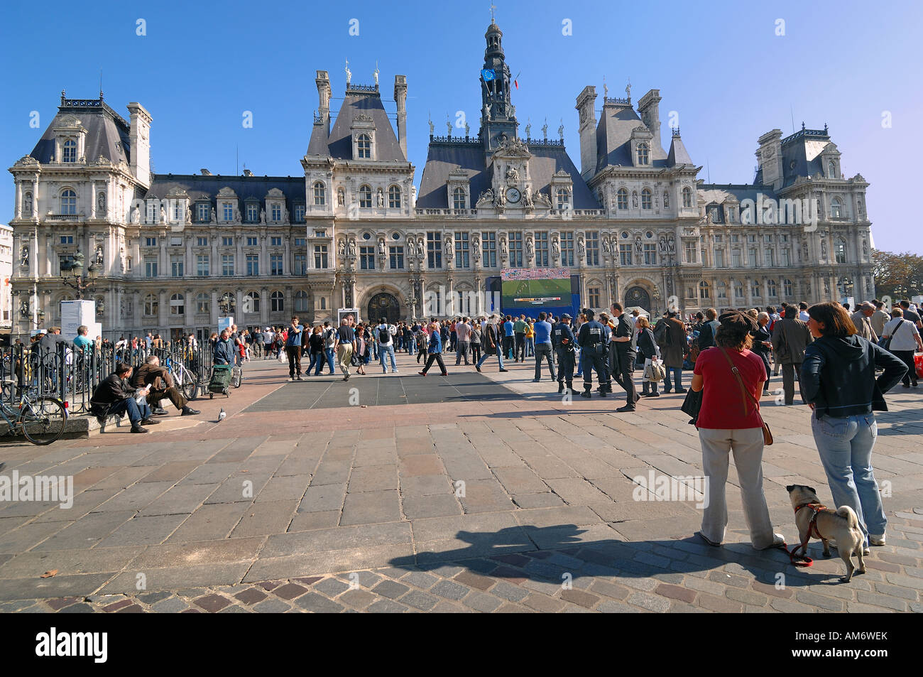Hotel de Ville, Parigi, Francia Foto Stock
