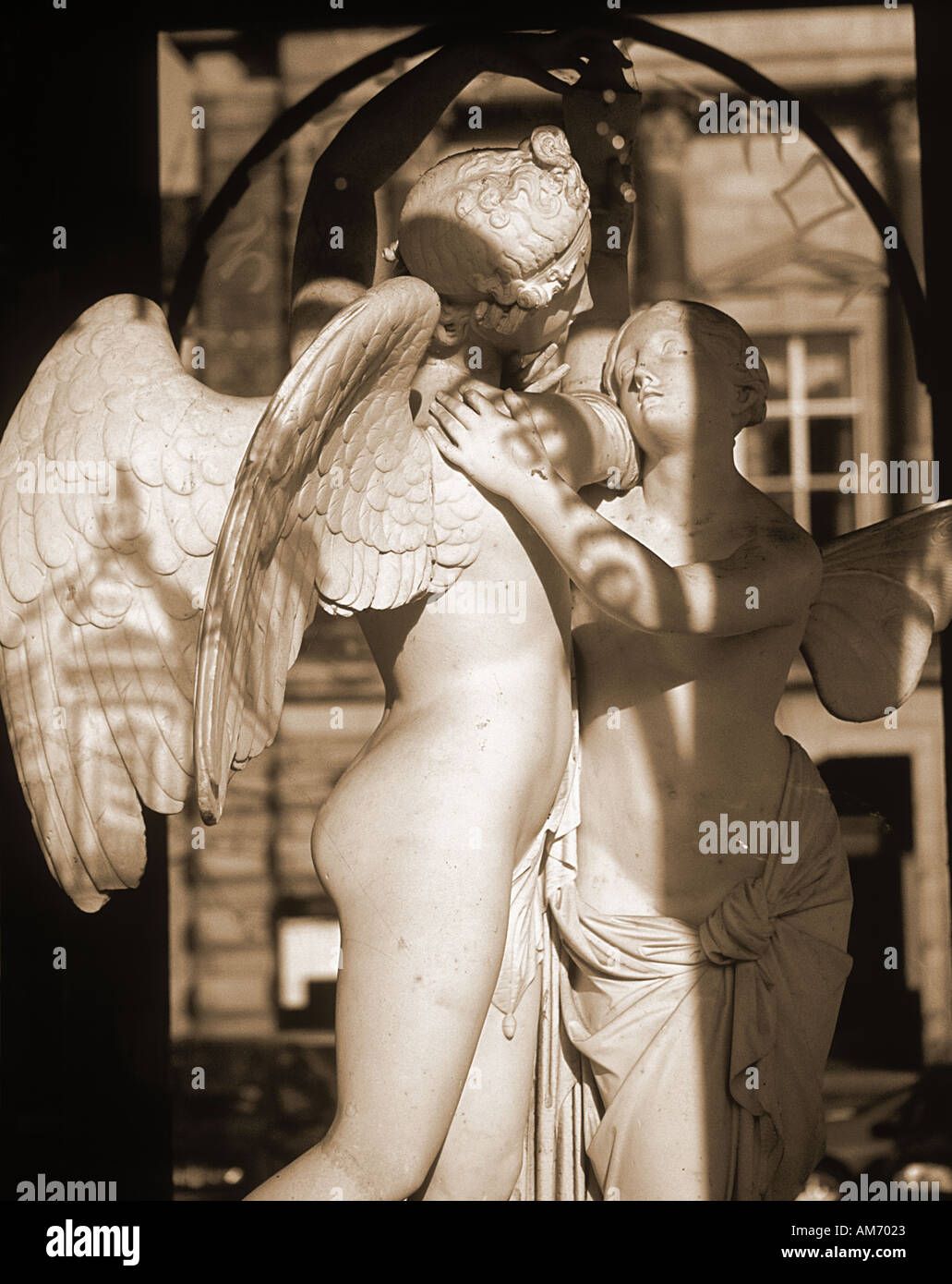 Statua nel centro di Harrogate Yorkshire Regno Unito Foto Stock