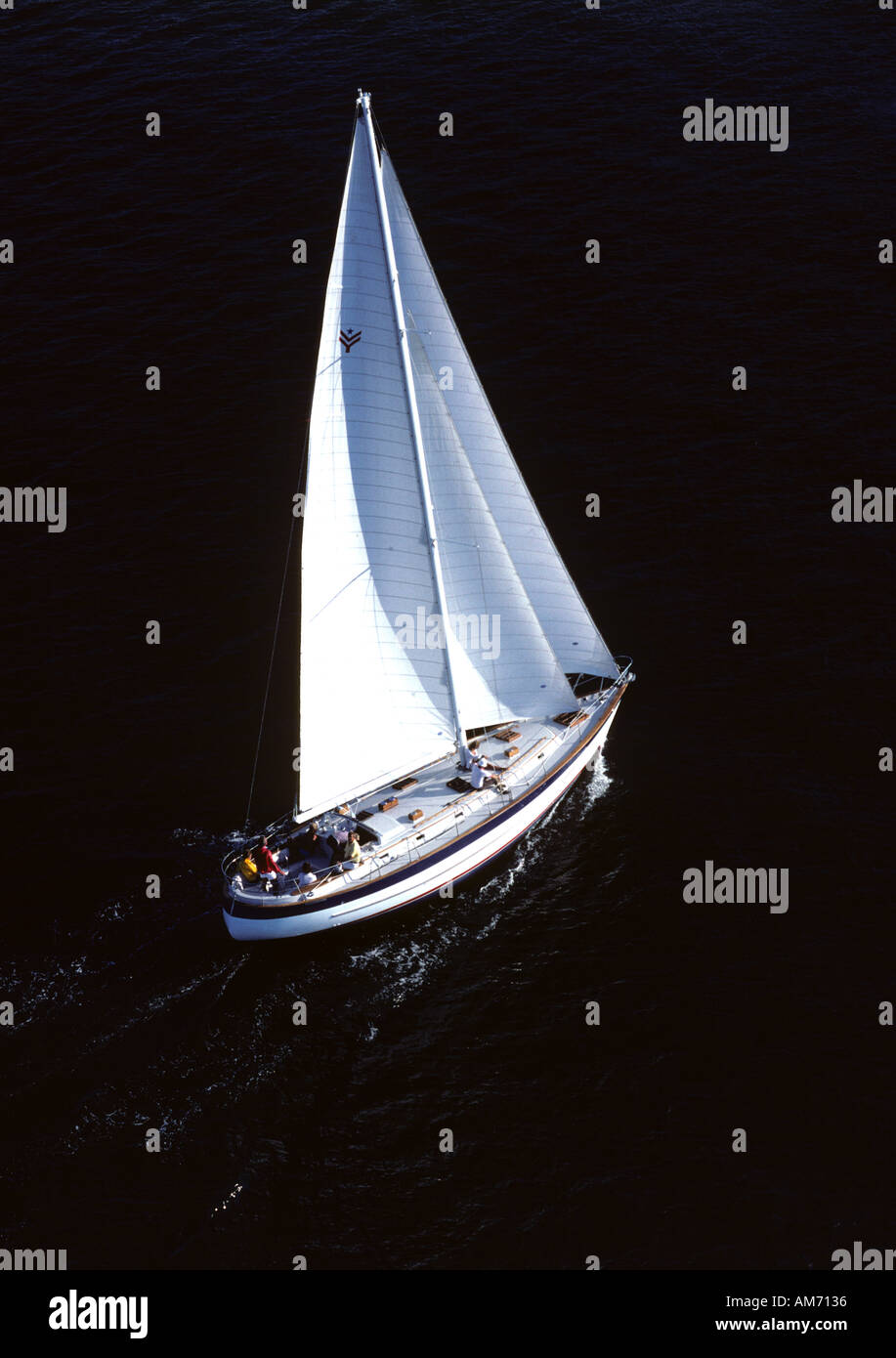 40 piedi sloop yacht a vela Foto Stock
