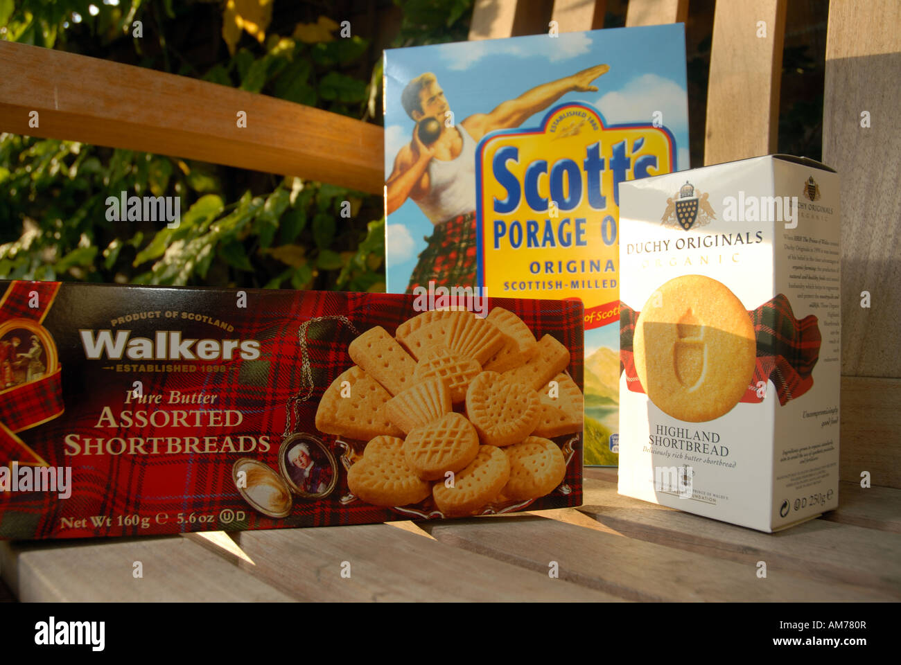 Tradizionale Scozzese prodotti alimentari close up Foto Stock