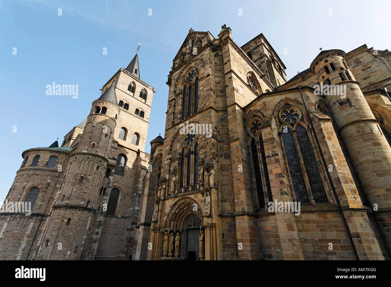 Chiesa di Nostra Signora e la Cattedrale di Treviri, Renania-Palatinato, Germania Foto Stock