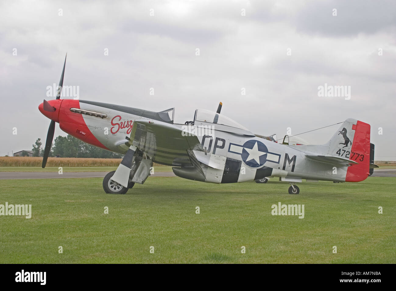 North American P 51 Mustang Foto Stock