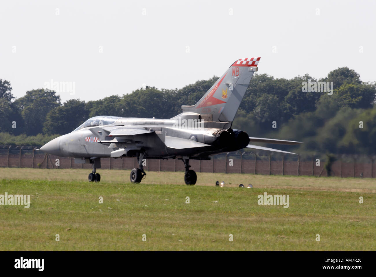 Panavia Tornado F3 Royal Air Force in atterraggio a Royal International Air Tattoo RAF Fairford 2005 Foto Stock