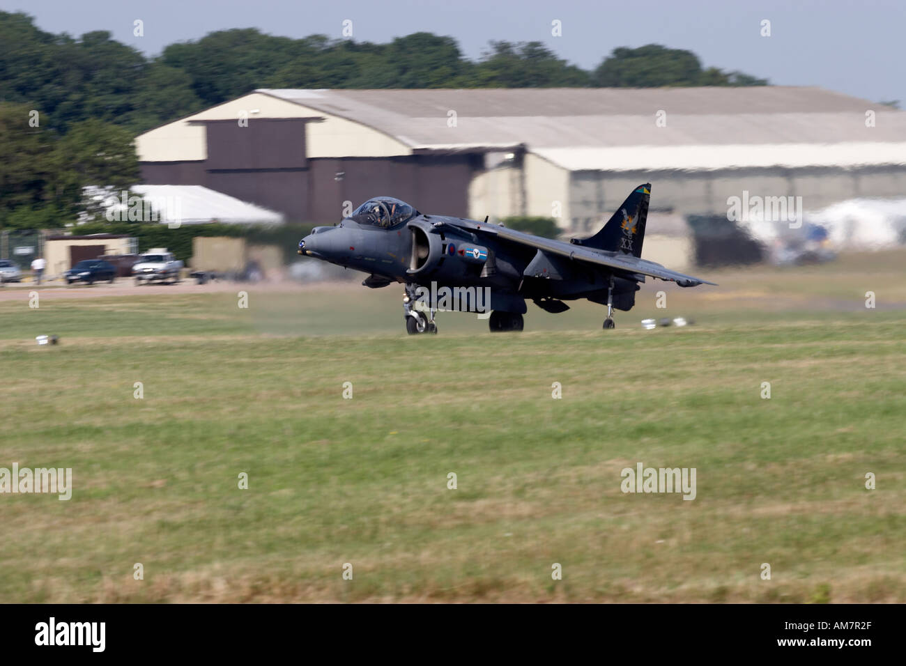 BAe Harrier GR7 sbarco presso il Royal International Air Tattoo RAF Fairford 2005 Foto Stock