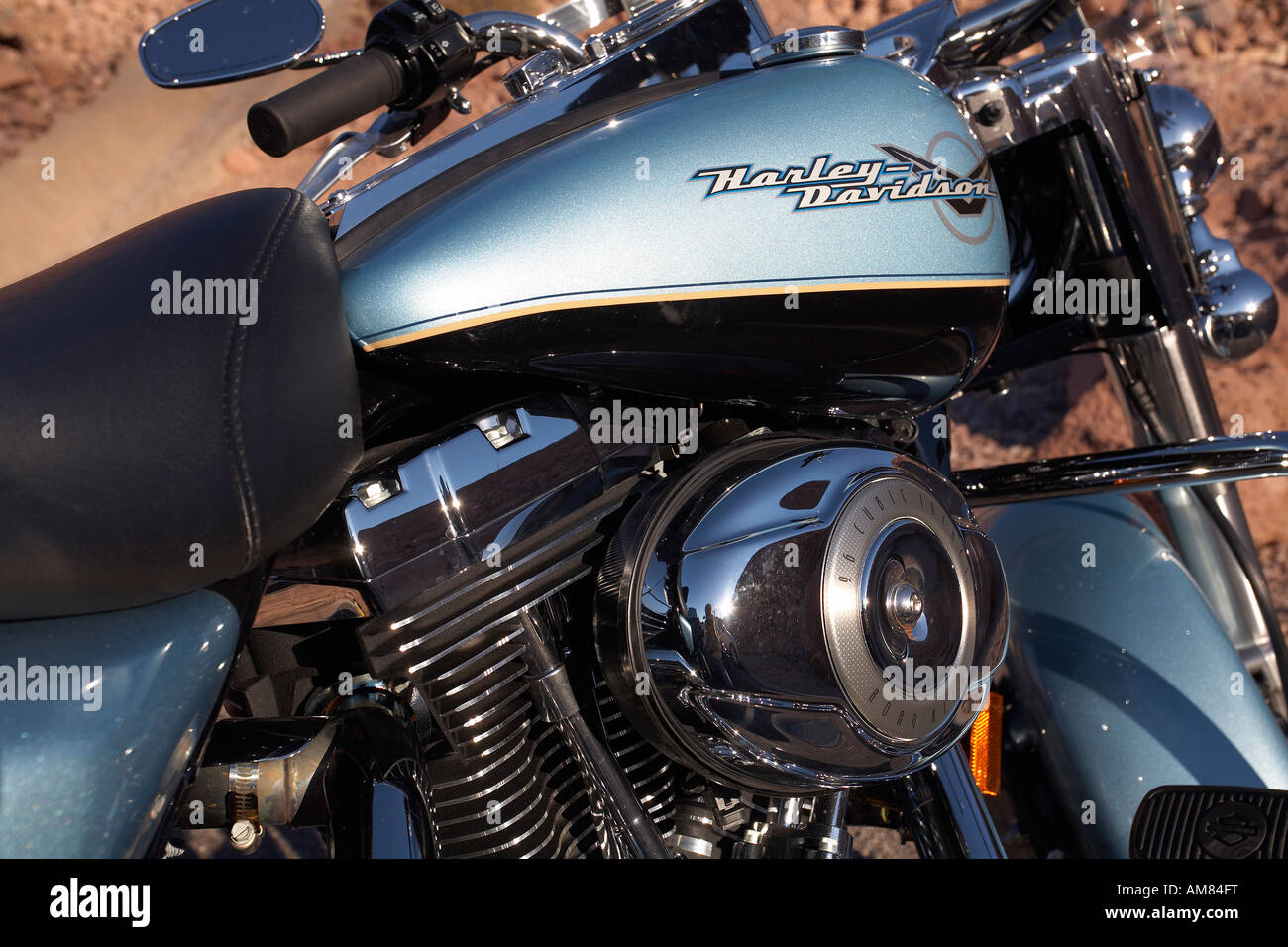 Stati Uniti, Nevada, Las Vegas, Harley Davidson Moto Foto Stock