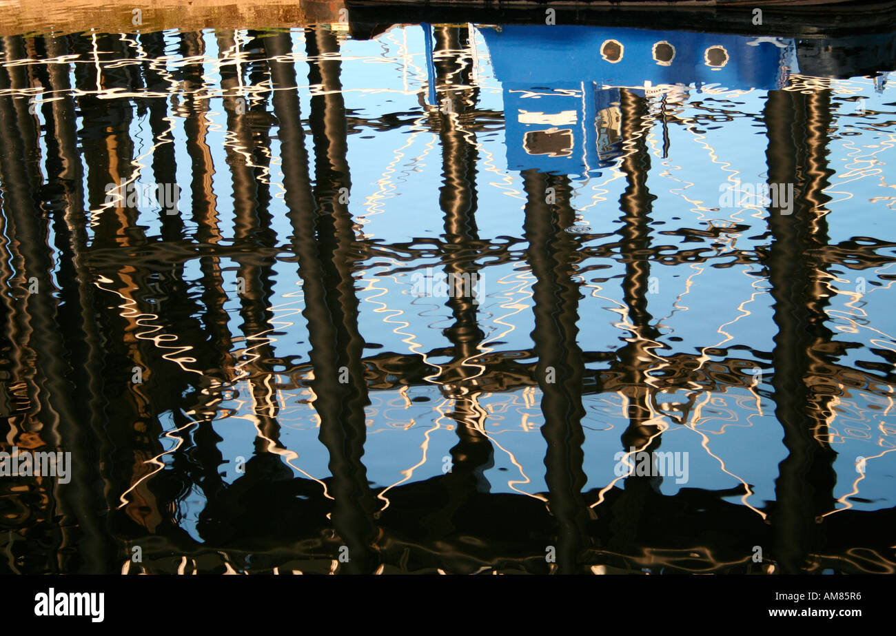 Radlett boat lift, Barnton vicino a Northwich, Cheshire, Regno Unito Foto Stock