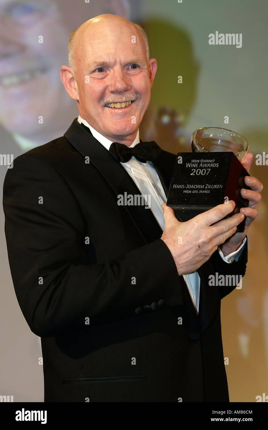 Il Grandhotel Schloss Bensberg, Wine Awards 2007, Vino dell'anno 2007, Hans-Joachim Zilliken Foto Stock