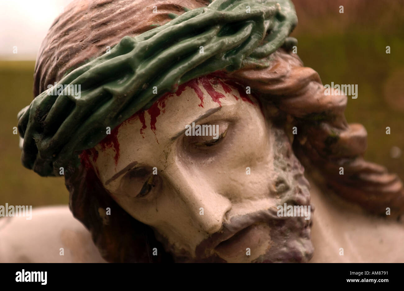 Gesù Cristo sulla croce Foto Stock