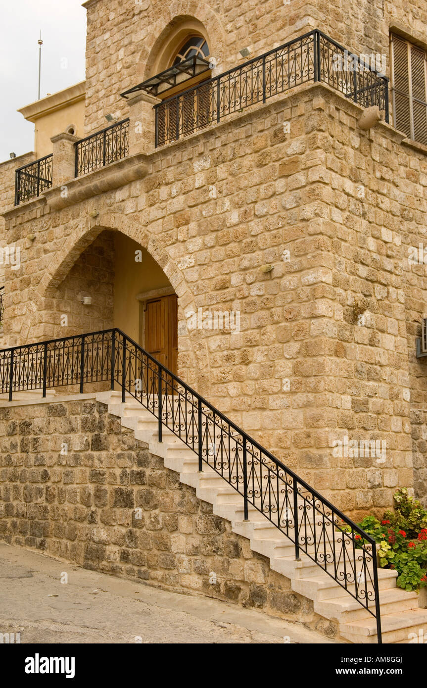 Vecchia casa in Byblos Libano Foto Stock