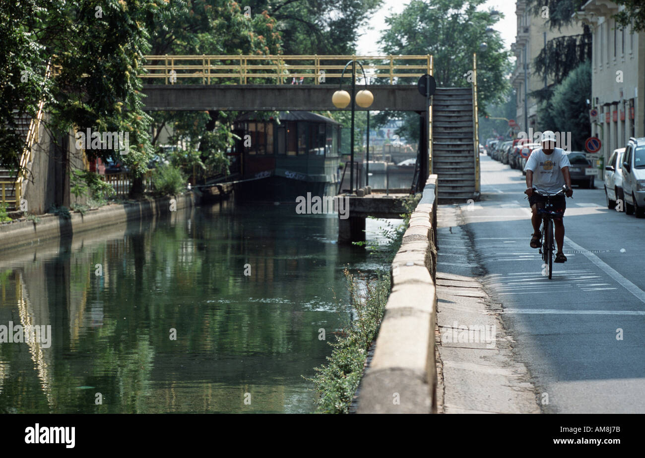 Italia Milano Il Naviglio Pavese Foto Stock