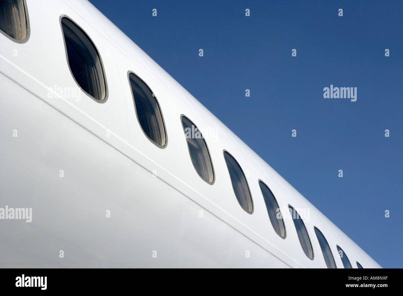 DEU, Germania : Bianco fusoliera aereo, MD 80 Foto Stock