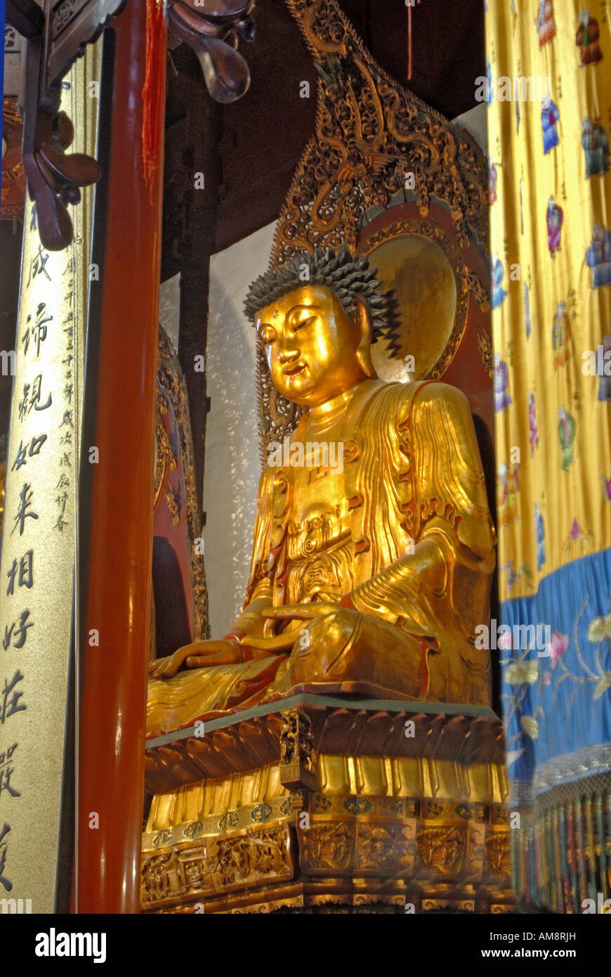 Shaghai il Tempio del Buddha di Giada P R della Cina Foto Stock