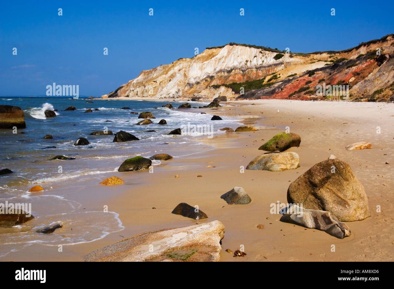 Gay-Head Beach Martha s Vineyard Massachusetts Foto Stock