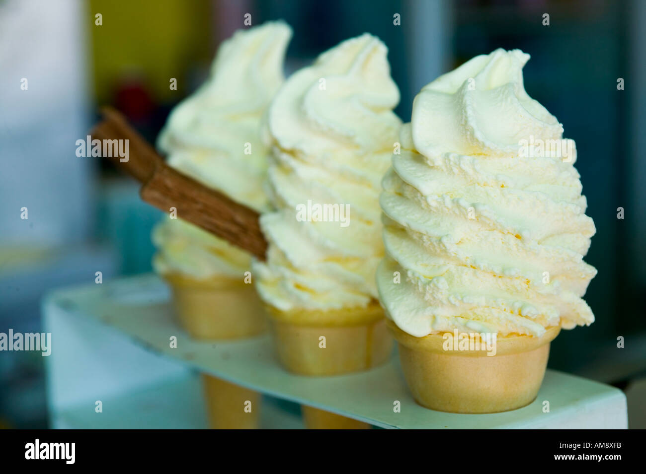 Coni gelato Foto Stock
