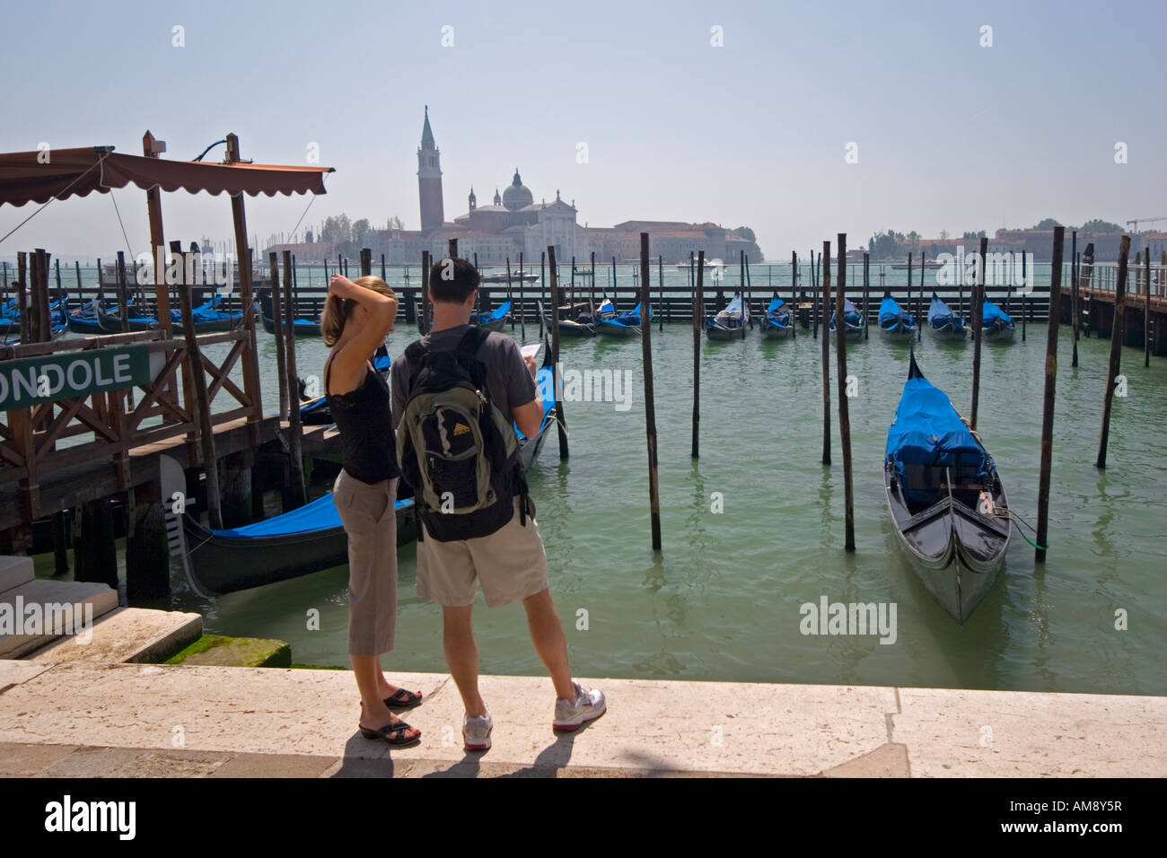 Perso a Venezia (Veneto - Italia). Perdus à Venise (Vénétie - Italie). Foto Stock