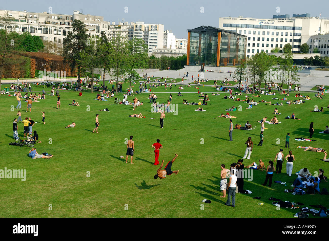 Francia, Paris, Parc Andre Citroen Foto Stock