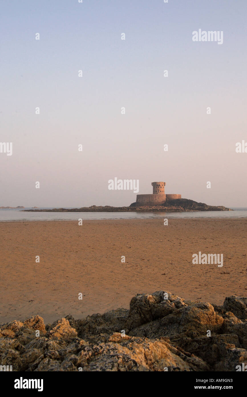 Mare Fort St Ouen s Bay, Jersey Foto Stock