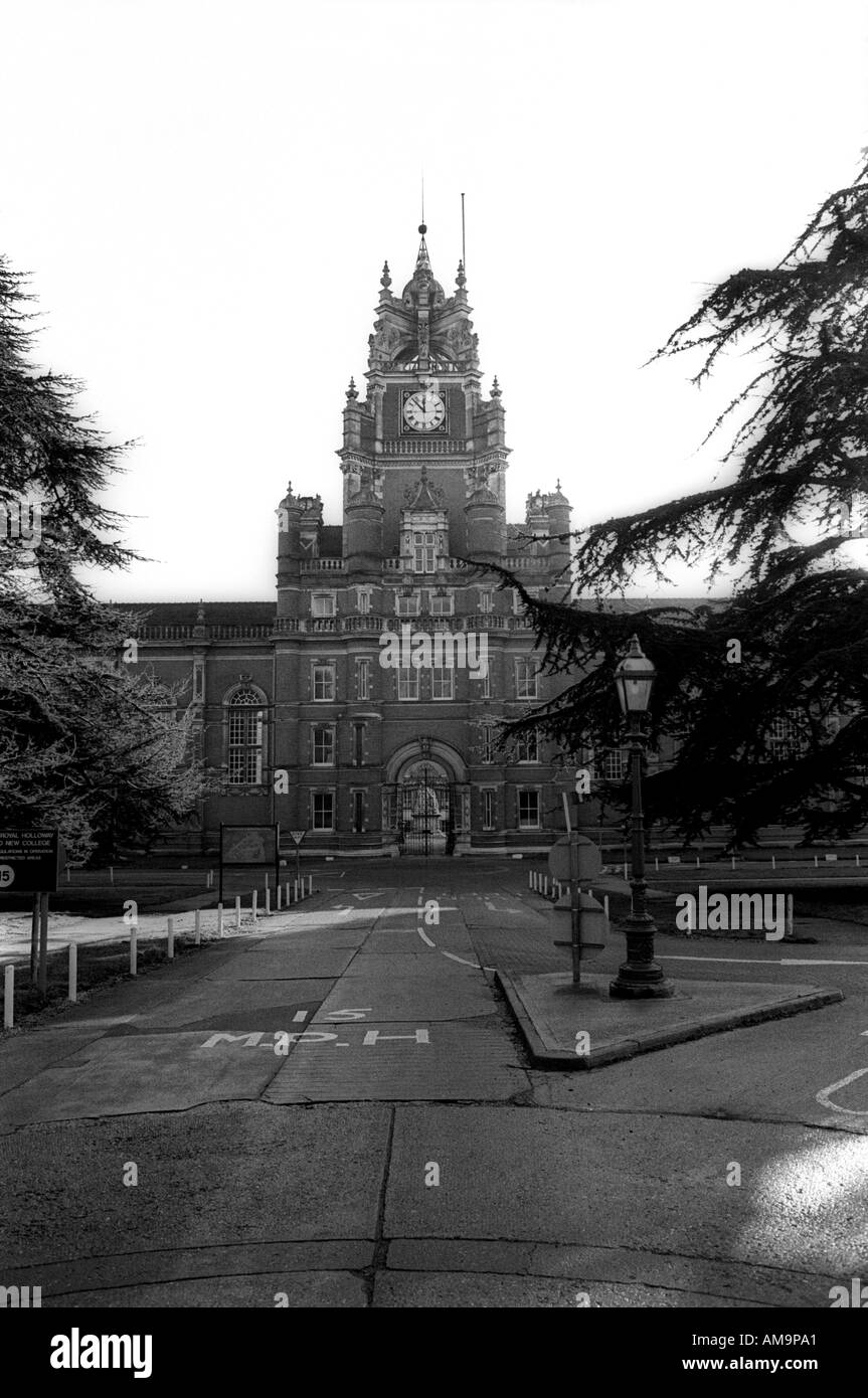 Royal Holloway College Egham Surrey Foto Stock
