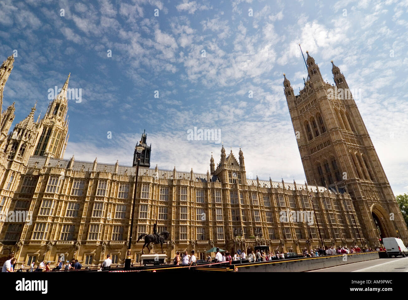 Case del Parlamento di Londra Foto Stock