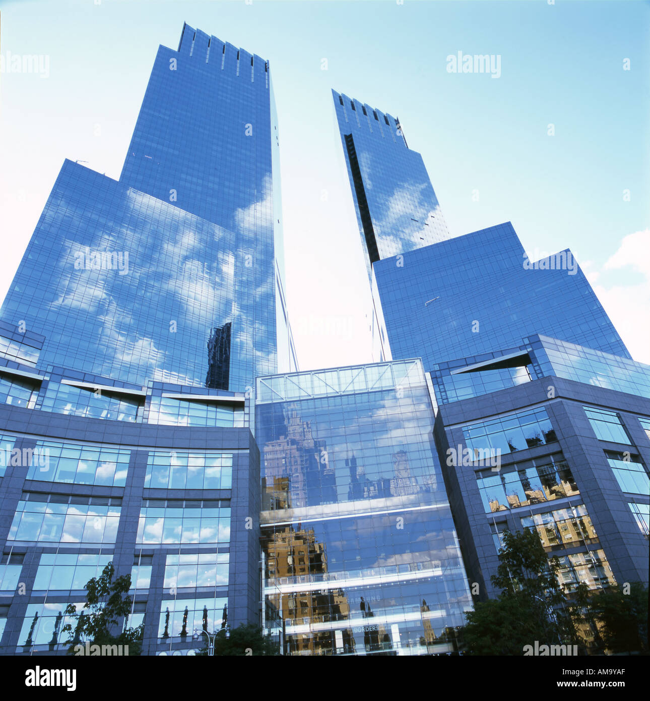 TIME WARNER CENTER BUILDING A COLUMBUS CIRCLE MANHATTAN NEW YORK CITY STATI UNITI D'AMERICA Foto Stock