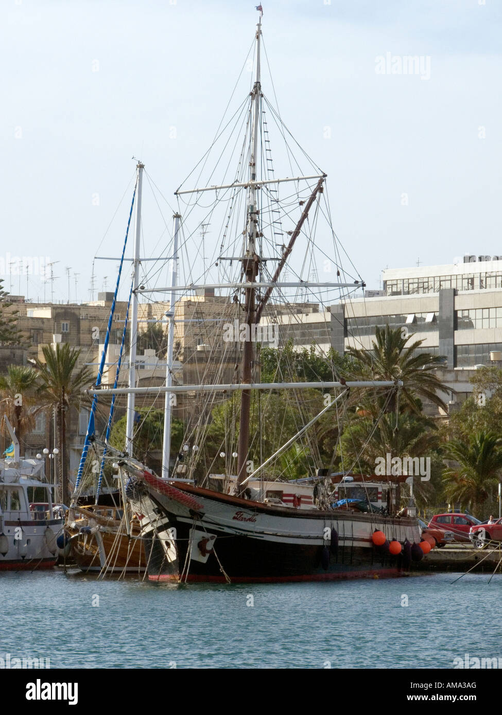 Si tratta di un colpo di un claasic tall ship chiamato SS Florette Foto Stock