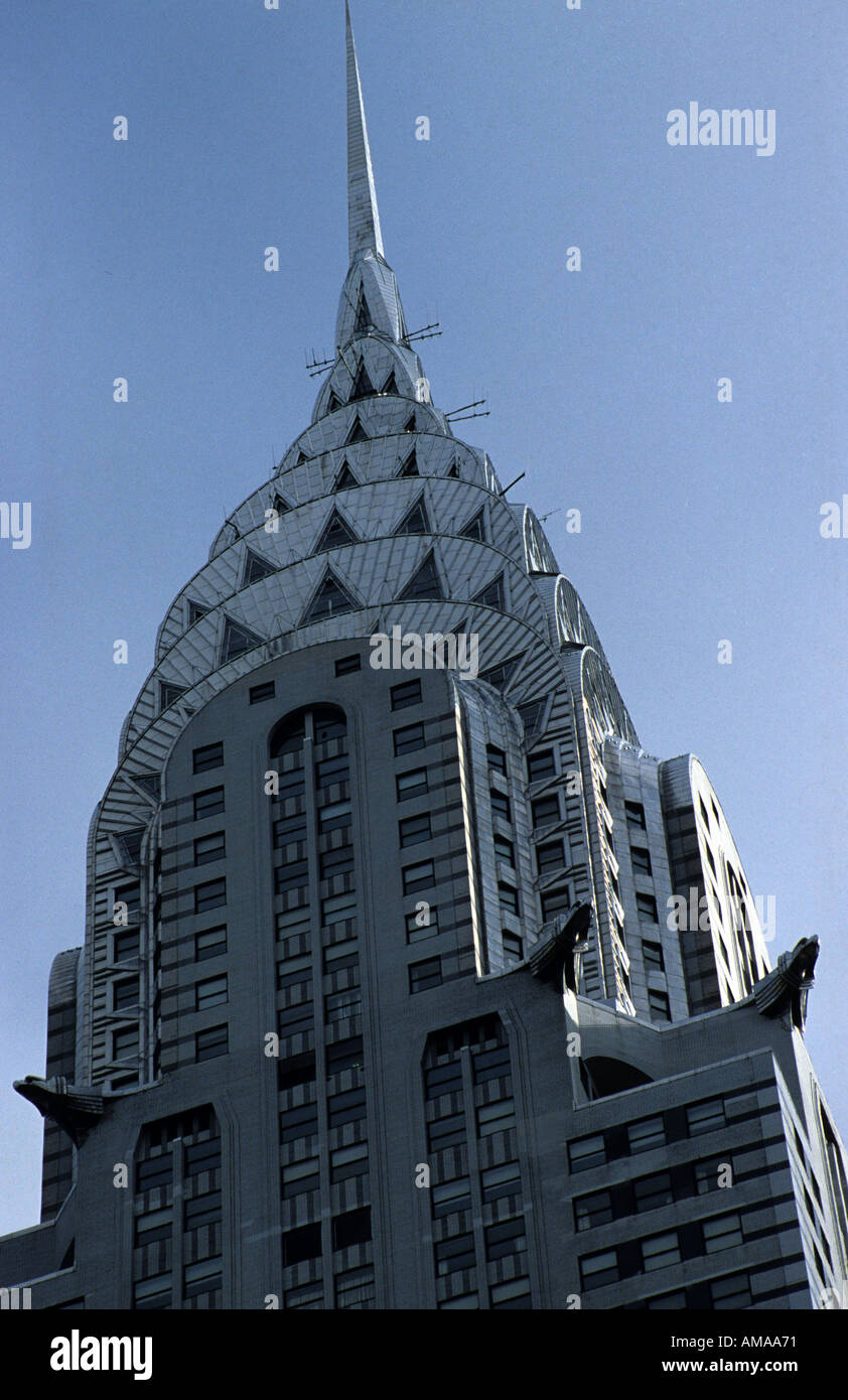 Edificio Crysler Manhattan New York STATI UNITI D'AMERICA Foto Stock